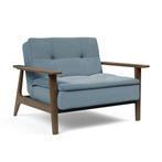 *WOONWINKEL* Innovation Living Dublexo Frej Smoked Fauteuil, Huis en Inrichting, Fauteuils, Verzenden, Nieuw, Stof