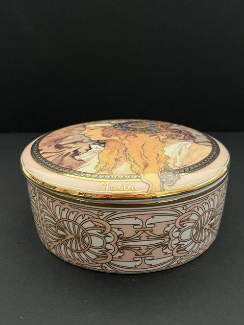 Goebel - Dapres Alphonse Mucha (1860-1939) - Sieradendoos -, Antiek en Kunst, Curiosa en Brocante