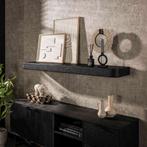 Sani wandplank - 150 cm - metallic - zwart - OUTLET B, Huis en Inrichting, Stoelen, Ophalen of Verzenden, Nieuw, Zwart