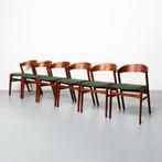 Vintage Deense eetkamerstoelen, set van 6, Huis en Inrichting, Stoelen, Hout, Gebruikt, Overige kleuren, Vijf, Zes of meer stoelen