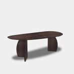 Tafel organisch eikenhout  Set Driehoek  270x120, Huis en Inrichting, Tafels | Eettafels, Nieuw