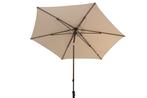 Azzurro stokparasol 300 cmØ wenge frame zand 4 Seasons, Tuin en Terras, Parasols, Ophalen of Verzenden, Nieuw