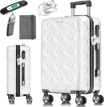 Reiskoffer- met wielen -  hardcase - 66 cm / 84 liter - met beschikbaar voor biedingen