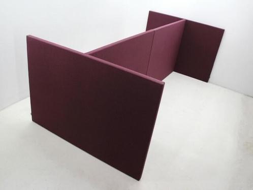 Aarts&Co akoestische werkplekken - 4 bureaus - 120x335x166cm, Huis en Inrichting, Bureaus, Gebruikt, Ophalen of Verzenden
