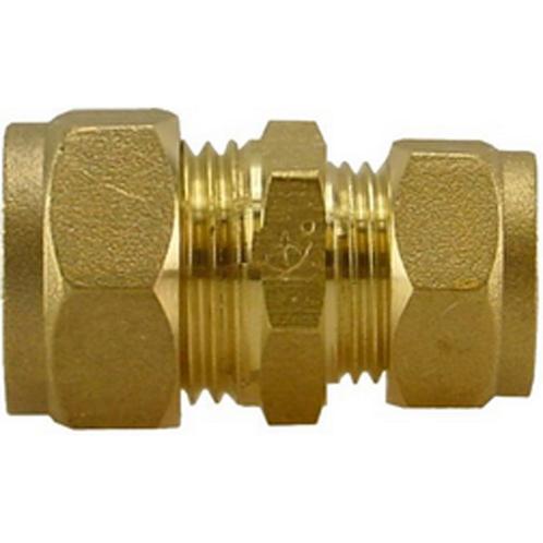Riko P-901 Messing Knel Rechte Verloopkoppeling 15x12, Doe-het-zelf en Verbouw, Sanitair, Nieuw, Ophalen of Verzenden