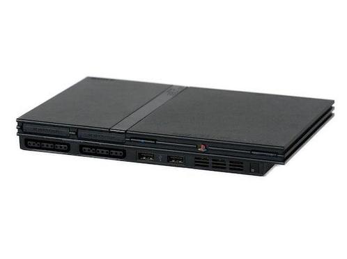 Playstation 2 Console Slim Zwart - Leest Geen Discs, Spelcomputers en Games, Spelcomputers | Sony PlayStation 2, Zo goed als nieuw