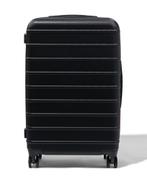 HEMA Koffer ABS 43x25x66 zwart met TSA slot, Verzenden, Nieuw
