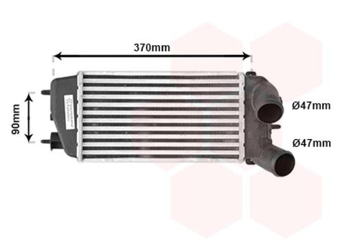 INTERCOOLER VOOR CITROEN C3 FC 2002-2005 000384G2, Auto-onderdelen, Airco en Verwarming, Nieuw, Ophalen of Verzenden