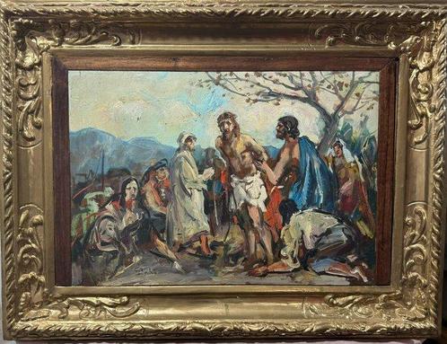 Gaetano Bocchetti (1888-1990) - Scena biblica, Antiek en Kunst, Kunst | Schilderijen | Klassiek