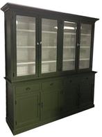 Buffetkast olijfgroen Haarlo 220cm, Ophalen of Verzenden, Nieuw
