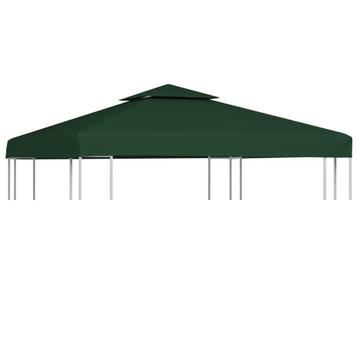 Groen Prieel Doek 3x3m | Retourdeal | UV-bescherming beschikbaar voor biedingen
