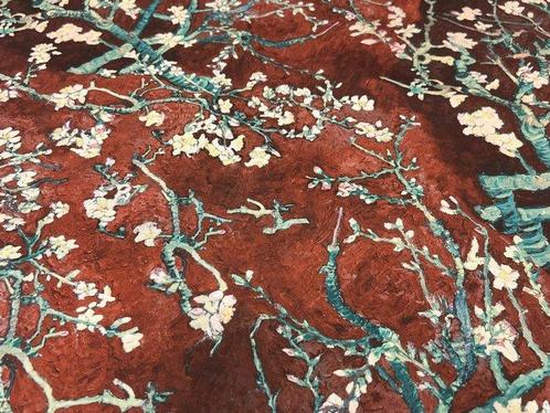 Explosie van Bloemen – Katoenen Stof voor Inrichting met, Antiek en Kunst, Antiek | Kleden en Textiel