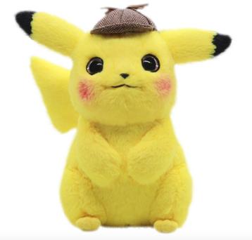 Detective Pikachu Pokémon knuffel (mega uitverkoop)