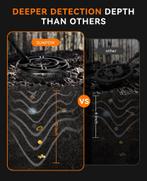 Metaaldetector voor volwassenen - LCD Scherm - Zwart - SUNPO, Hobby en Vrije tijd, Verzenden, Zo goed als nieuw