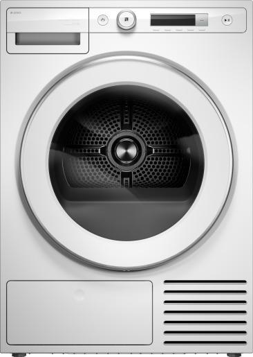 Asko T309HCW Logic warmtepomp droger - Wit, Witgoed en Apparatuur, Wasdrogers, Nieuw, Voorlader, Energieklasse A of zuiniger, 8 tot 10 kg