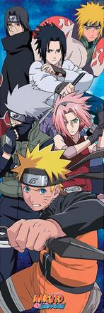 Poster Naruto Shippuden Group 53x158cm, Verzenden, Nieuw, A1 t/m A3