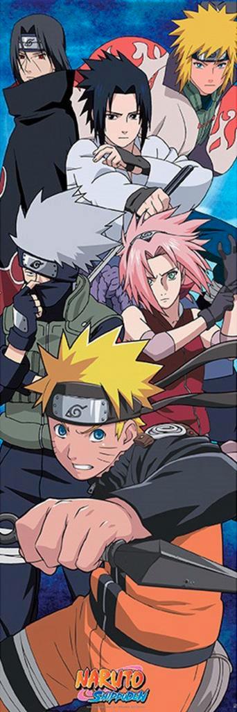 Poster Naruto Shippuden Group 53x158cm, Verzamelen, Posters, Nieuw, A1 t/m A3, Verzenden