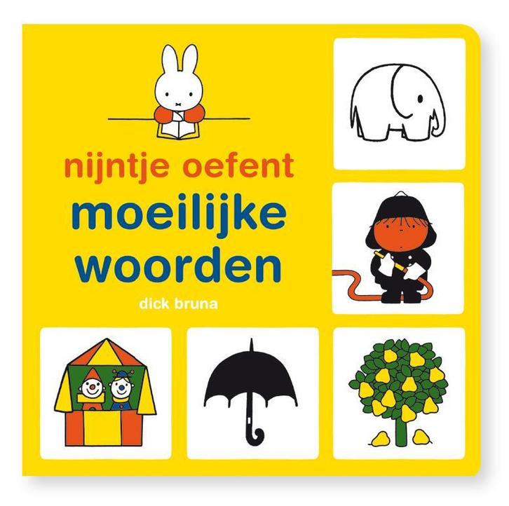 Nijntje oefent moeilijke woorden / Nijntje oefent Dick Bruna, Boeken, Kinderboeken | Baby's en Peuters, Gelezen, Verzenden