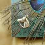 Gouden hanger van een paard (Hanger of bedel), Ophalen of Verzenden, Gebruikt, Goud, Overige merken