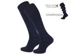 Compressie kniekous - Reiskniekous - Unisex - Marineblauw, Kleding | Heren, Sokken en Kousen, Verzenden, Nieuw