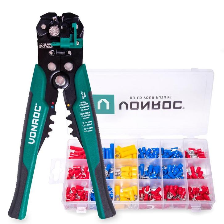 Professionele automatische striptang | Incl. 270 accessoires, Doe-het-zelf en Verbouw, Gereedschap | Handgereedschap, Nieuw, Verzenden