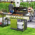 TRUUSK Gasgrill 8500BTU Grillwagen Inkl 6 Roestvrijstalen Br, Tuin en Terras, Houtskoolbarbecues, Verzenden, Nieuw, TRUUSK