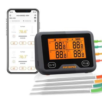 Inkbird IBBQ-4BW WIFI Slimme Vleesthermometer beschikbaar voor biedingen