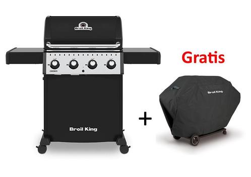 Broil King Crown 410 Gasbarbecue met Gratis Beschermhoes, Tuin en Terras, Gasbarbecues, Nieuw, Ophalen of Verzenden