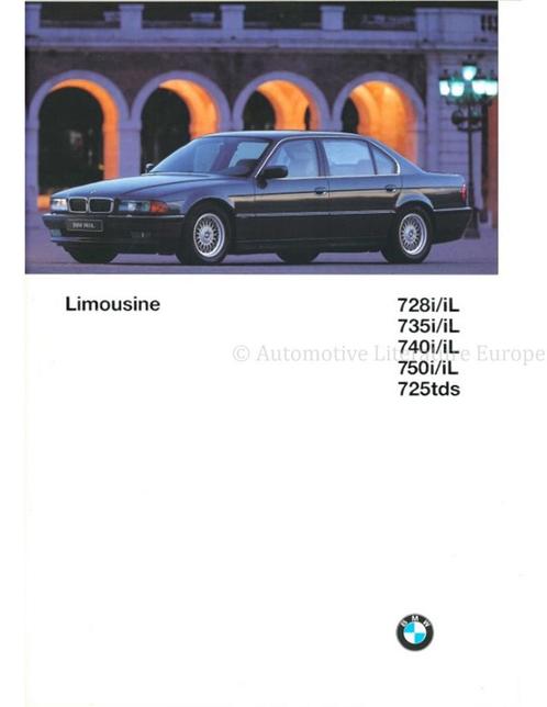 1997 BMW 7 SERIE BROCHURE ENGELS USA, Boeken, Auto's | Folders en Tijdschriften, BMW
