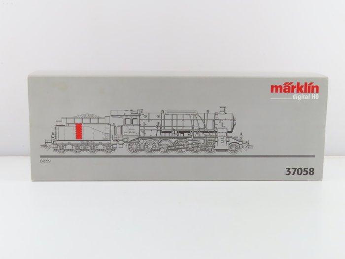 Märklin H0 - 37058 - Stoomlocomotief met tender (1) - BR 59, Hobby en Vrije tijd, Modeltreinen | H0