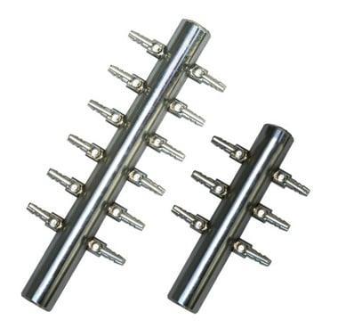 RVS luchtverdeler 20mm met 12 uitgangen 4mm (Luchtverdelers), Tuin en Terras, Vijver-toebehoren, Overige typen, Nieuw, Ophalen of Verzenden