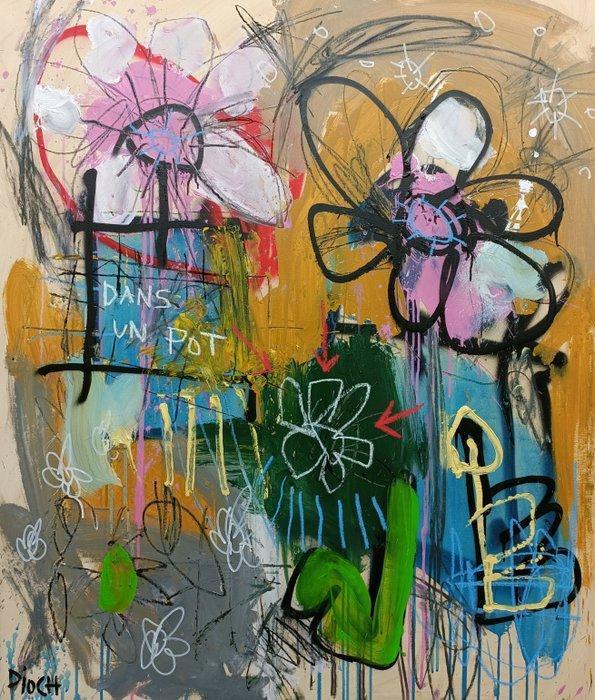PIOCH - Dans un pot, Antiek en Kunst, Kunst | Schilderijen | Modern