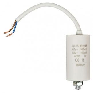 Condensator - Aanloop - 8.0 F (Max. 450V, Met kabel), Doe-het-zelf en Verbouw, Elektra en Kabels, Nieuw, Verzenden