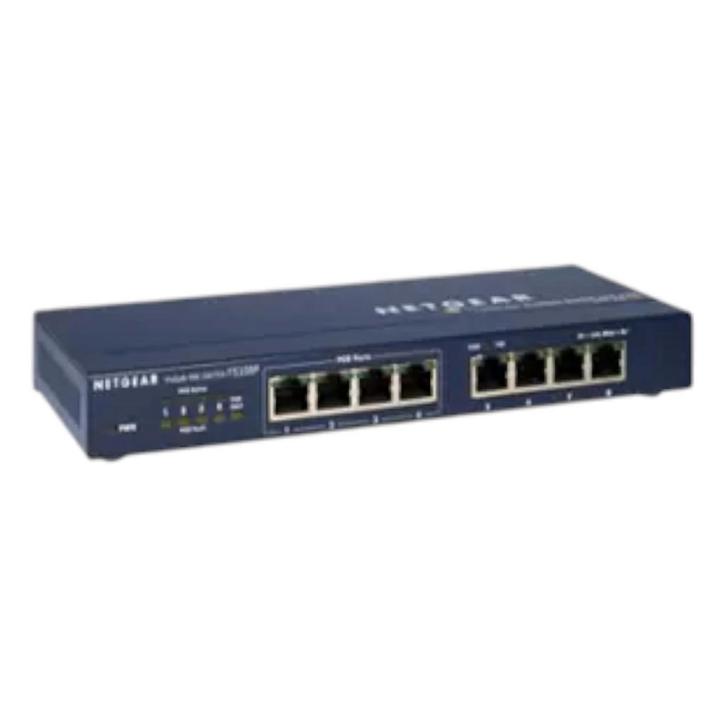 Netgear FS108P, Computers en Software, Netwerk switches, Ophalen of Verzenden