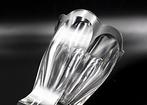 Moser Art deco Faceted Crystal Glass Vase 1920 - Vaas -, Antiek en Kunst