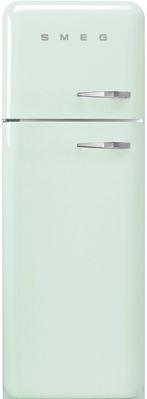 Smeg FAB30LPG5 retro jaren 50 koelkast - water groen - links, 150 tot 200 liter, Verzenden, 60 cm of meer, Met aparte vriezer