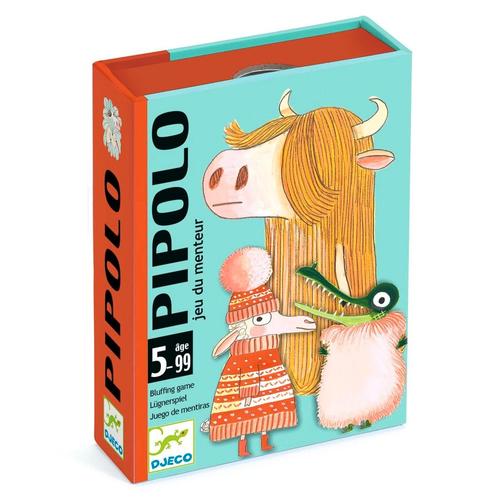 Djeco Pipolo Kaartspel (Compleet), Hobby en Vrije tijd, Gezelschapsspellen | Kaartspellen, Zo goed als nieuw, Verzenden