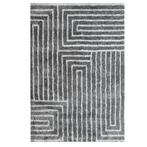 Vloerkleed streeppatroon cremewit zwart 160x230cm tapijt, Huis en Inrichting, Stoffering | Tapijten en Kleden, 200 cm of meer