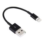 Korte Oplader en Data USB Kabel voor iPhone of iPad 10cm., Telecommunicatie, Nieuw, Snoer of kabel, Apple iPhone, Verzenden