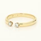 Zonder Minimumprijs - Ring - 14 karaat Geel goud - 0.10ct., Sieraden, Tassen en Uiterlijk, Ringen, Nieuw
