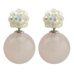 Fako Bijoux® - Oorbellen - Disco Dots - Candy - Beige, Verzenden, Nieuw