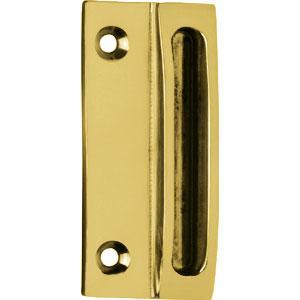 Intersteel Sluitplaat + kom Ferraro 70x30 messing gelakt, Doe-het-zelf en Verbouw, Hang- en Sluitwerk, Nieuw, Ophalen of Verzenden