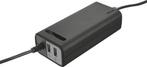 Trust universele laptop adapter met 2 USB poorten  90W, Verzenden, Nieuw