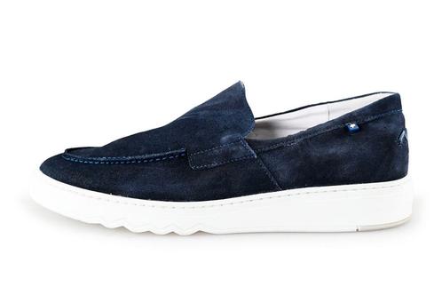 Floris van Bommel Loafers in maat 42 Blauw | 10% extra, Kleding | Heren, Schoenen, Blauw, Zo goed als nieuw, Loafers, Verzenden