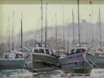 Juan Calleja (XX) - Barcos, Antiek en Kunst, Kunst | Schilderijen | Klassiek