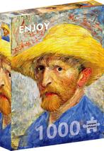 Vincent Van Gogh - Zelfportret met Strohoed (1000 stukjes) |, Hobby en Vrije tijd, Denksport en Puzzels, Nieuw, Verzenden