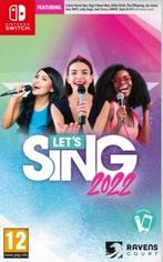 Lets Sing 2022 Switch Garantie & morgen in huis!, Spelcomputers en Games, 3 spelers of meer, Ophalen of Verzenden, Zo goed als nieuw