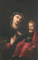 Da Giovanni Bellini (XVII), Navolger van - Madonna col, Antiek en Kunst