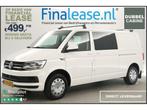 Volkswagen Transporter 2.0 TDI L2H1 150PK DC AUT Navi €502pm, Auto's, Automaat, Volkswagen, Wit, Diesel