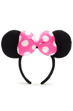 Haarband Mouse Roze Grote Strik Polkadots Diadeem Minny Muis, Kleding | Dames, Nieuw, Carnaval, Ophalen of Verzenden, Accessoires